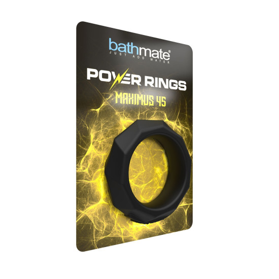 Эрекционное кольцо, черное, диаметр 45 мм Bathmate Maximus Power Ring 45mm