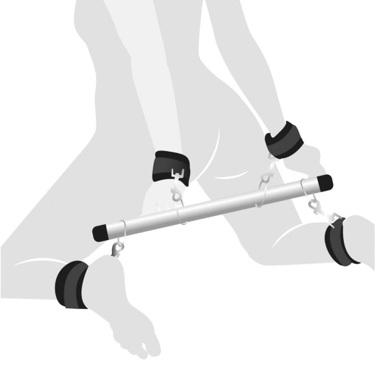 Колодка-распорка для рук и ног, черная Art of Sex Bondage Soft Touch BDSM Spreader Black