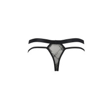 Мужские прозрачные стринги из сетки, черные Passion 029 Thong Collin Black, S/M