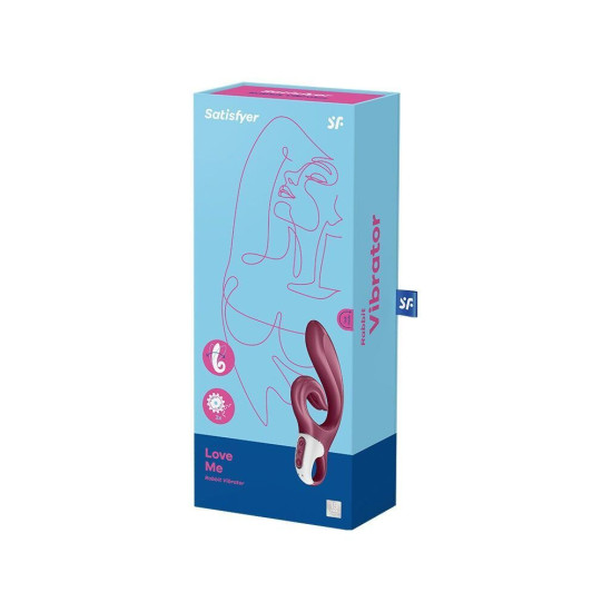 Вибратор-кролик, красный Satisfyer Love Me Red