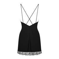Сорочка і трусики з ефектом омбре, рожеві Obsessive Bella Rou Chemise & Thong, XS/S