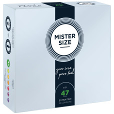 Презервативи для пеніса довжиною 9-9,5 см, 36 шт Mister Size - pure feel 47