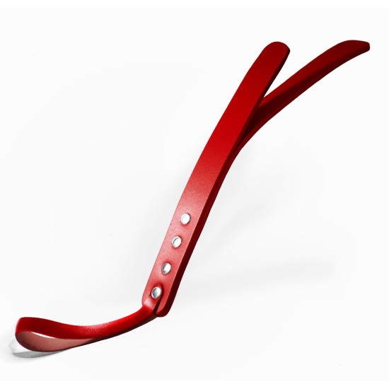 Двошаровий паддл, червоний Feral Feelings Leather Mini Paddle Red