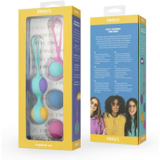 Набір вагінальних кульок з двома тримачами, маса 40, 50, 60 г PMV20 Vita Kegel Ball Set