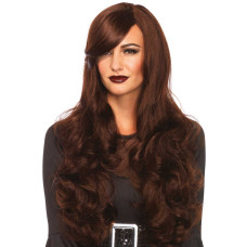 Хвиляста перука з косою чубчиком, коричнева, довжина 68 см Leg Avenue Long Wavy Wig Brown, 68 cm