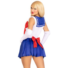 Еротичний костюм Сейлор Мун (сукня, рукавички та бант) Leg Avenue Sexy Sailor, XS