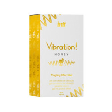 Жидкий вибратор со вкусом меда Intt Vibration Honey, 15 ml