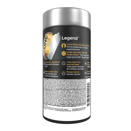 Презервативы в подарочной упаковке ONE Legend Extra Large, 12 шт