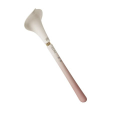 Вібромасажер у вигляді квітки, біло-рожевий Zalo Calla Ivory Pink