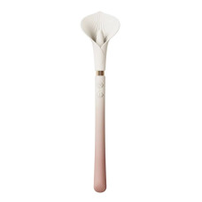 Вібромасажер у вигляді квітки, біло-рожевий Zalo Calla Ivory Pink
