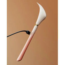Вібромасажер у вигляді квітки, біло-рожевий Zalo Calla Ivory Pink