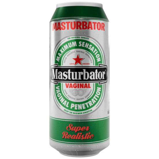 Мастурбатор-вагіна у вигляді банки пива Alive Heineken Vagina II