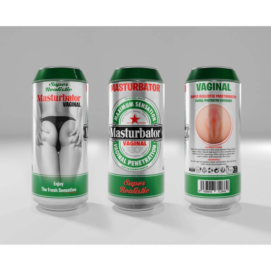 Мастурбатор-вагіна у вигляді банки пива Alive Heineken Vagina II