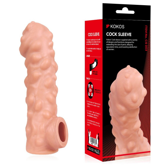 Насадка на член Kokos Cock Sleeve CS 003, M