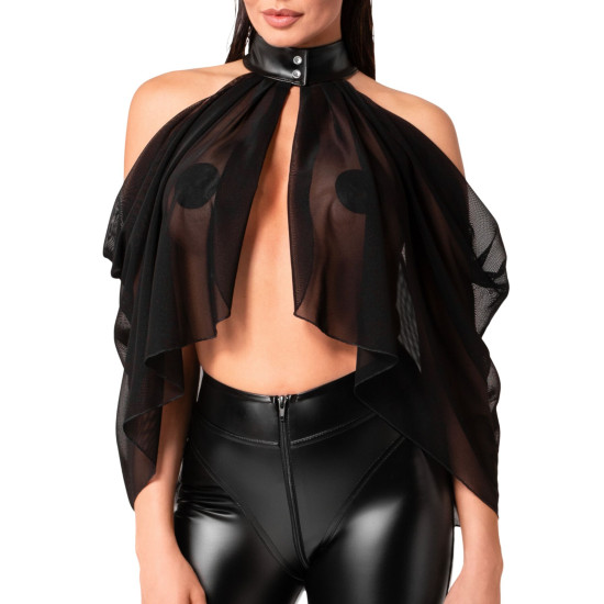 Болеро, черное Noir Handmade F349 Tulle Bolero, L