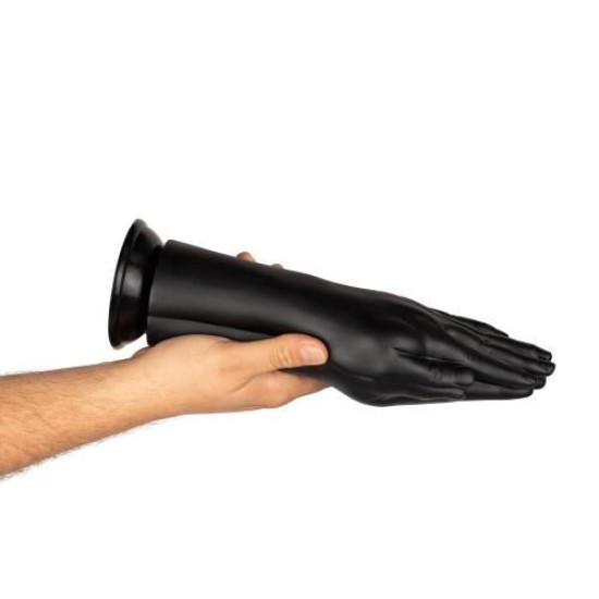 Рука для фистинга на присоске, черная BUTTR Double Trouble Fisting Dildo