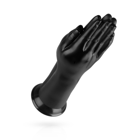 Рука для фистинга на присоске, черная BUTTR Double Trouble Fisting Dildo