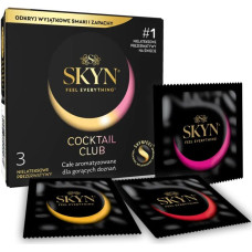 Смакові презервативи (Pina Colada, Cherry Sunrise, Passion Daiquiri) SKYN Cocktail Club, 3 шт