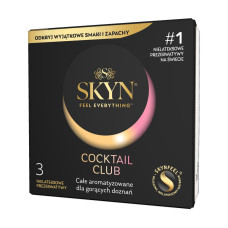 Смакові презервативи (Pina Colada, Cherry Sunrise, Passion Daiquiri) SKYN Cocktail Club, 3 шт