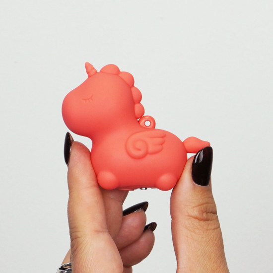 Вибратор-единорожка мини, брелок с вибрацией Unihorn Mini Peachy Pony