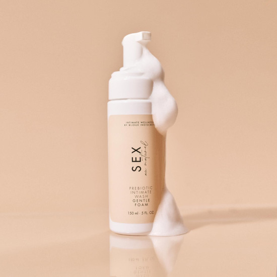 Нежная пена для интимной гигиены с пребиотиками Bijoux Indiscrets Sex Au Naturel Prebiotic Intimate Wash Gentle Foam, 150 ml