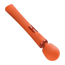 Вибромассажер, супермощный и легкий, до 6 часов работы, оранжевый Fun Factory VIM Vibrating Wand Orange