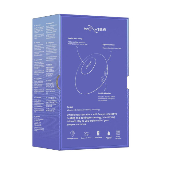 Вибратор, лавандово-синий We-Vibe Temp Lavender Blue