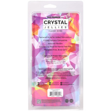 Дилдо, длина 19.1 см, радужный Doc Johnson Crystal Jellies - 7.5 Inch Classic Dong - Rainbow