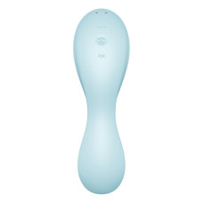 Вакуумний смарт-стимулятор з вібрацією Satisfyer Curvy Trinity 5 (Blue) (порвана упаковка!!!)