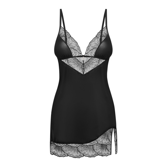 Пеньюар и трусики Obsessive Lobellis Chemise & Thong, M/L