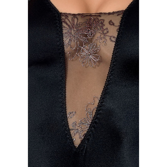Боді чорного кольору BRIDA BODY Passion Exclusive Black, XXL/XXXL
