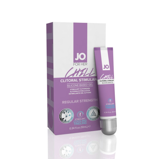 Смазка для стимуляции клитора с охлаждающим эффектом JO Chill Cooling, 10 ml