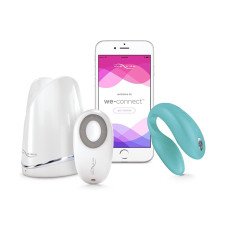Вібратор аквамаринового кольору We-Vibe Sync Aqua
