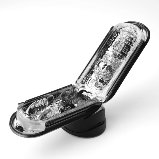 Раскладной мастурбатор с вибрацией и изменяемой интенсивностью Tenga Flip Zero Electronic Vibration Black