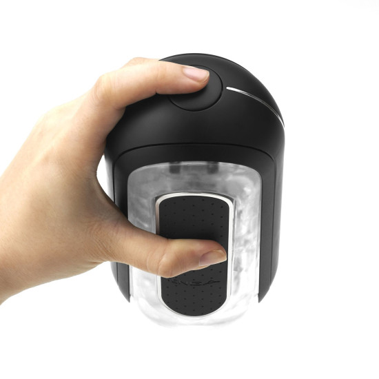 Раскладной мастурбатор с вибрацией и изменяемой интенсивностью Tenga Flip Zero Electronic Vibration Black