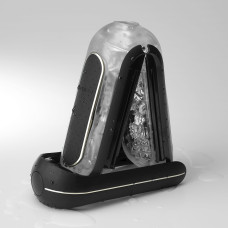 Розкладний мастурбатор з вібрацією і змінною інтенсивністю Tenga Flip Zero Electronic Vibration Black