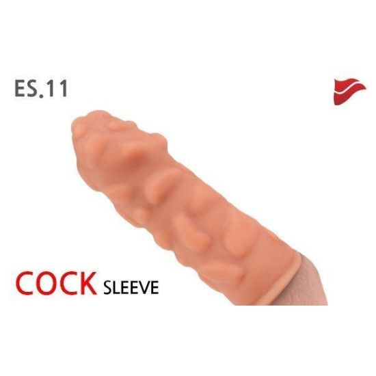 Насадка на член со стимулирующим рельефом Kokos Extreme Sleeve 011, M
