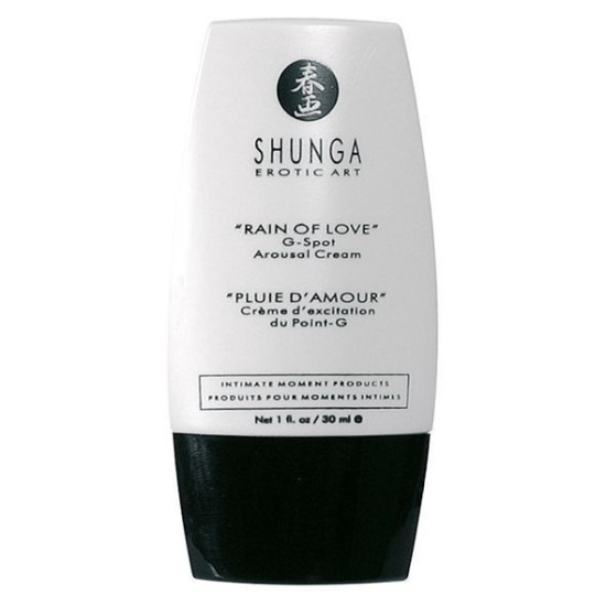 Разогревающий крем для стимуляции точки G Shunga RAIN OF LOVE, 30 ml