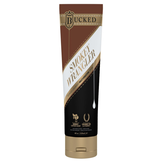 Крем-смазка для мастурбации с витамином Е и кокосовым маслом JO Bucked Smokey Wrangler, 120 ml