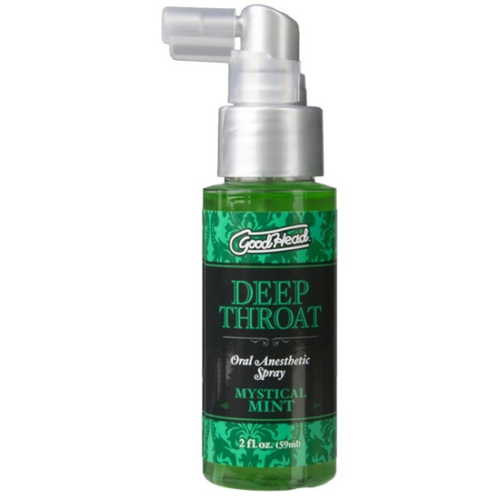 Спрей для глибокого мінету зі смаком м'яти Doc Johnson GoodHead DeepThroat Spray Mystical Mint, 59 ml