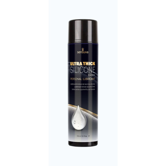 Густа силіконова змазка, без гліцерину, парабенів і ментолу Sensuva UltraThick Silicone, 150 ml