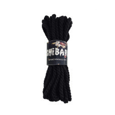 Хлопковая веревка для шибари, черная, длина 8 м Feral Feelings Shibari Rope Black, 8 м
