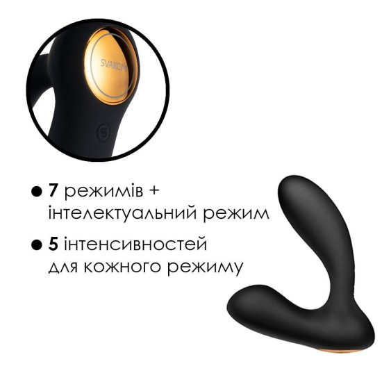 Інтерактивний масажер простати та вібратор для точки G Svakom Vick Neo