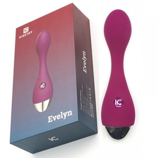 Вибратор для точки G, мощный KisToy Evelyn