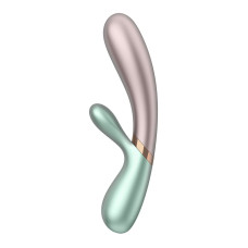 Смарт-вібратор-кролик з підігрівом, зелений Satisfyer Hot Lover Green