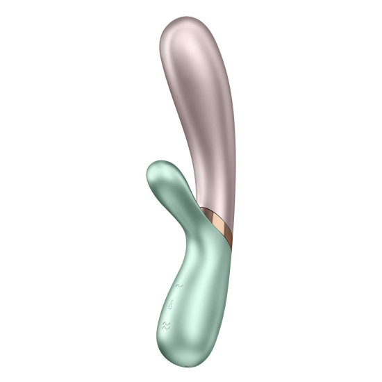 Смарт-вібратор-кролик з підігрівом, зелений Satisfyer Hot Lover Green