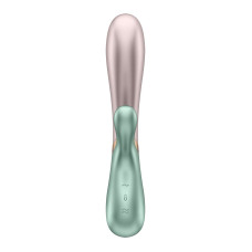 Смарт-вібратор-кролик з підігрівом, зелений Satisfyer Hot Lover Green