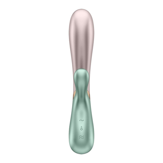 Смарт-вібратор-кролик з підігрівом, зелений Satisfyer Hot Lover Green