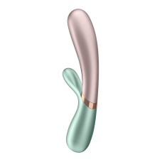 Смарт-вібратор-кролик з підігрівом, зелений Satisfyer Hot Lover Green