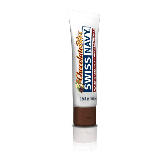 Съедобный лубрикант со вкусом шоколада на водной основе Swiss Navy Chocolate Bliss, 10 ml